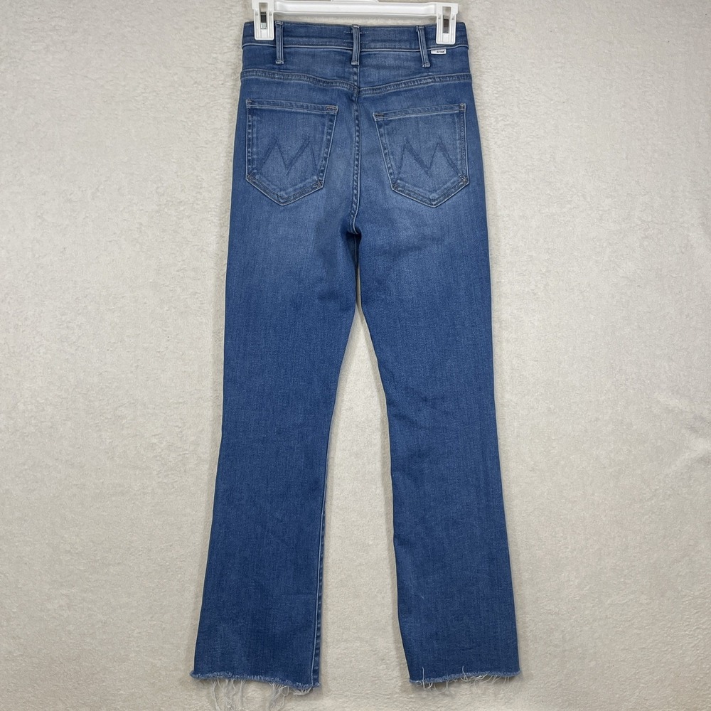 Mother Size 26 The Hustler Ankle Fray Denim Jean Wash No Promises Style Q117-686 - Picture 7 of 11